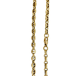 Collier or jaune, grains de café - Castafiore