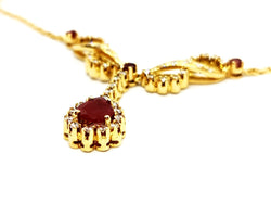 Collier Or jaune Rubis - Castafiore