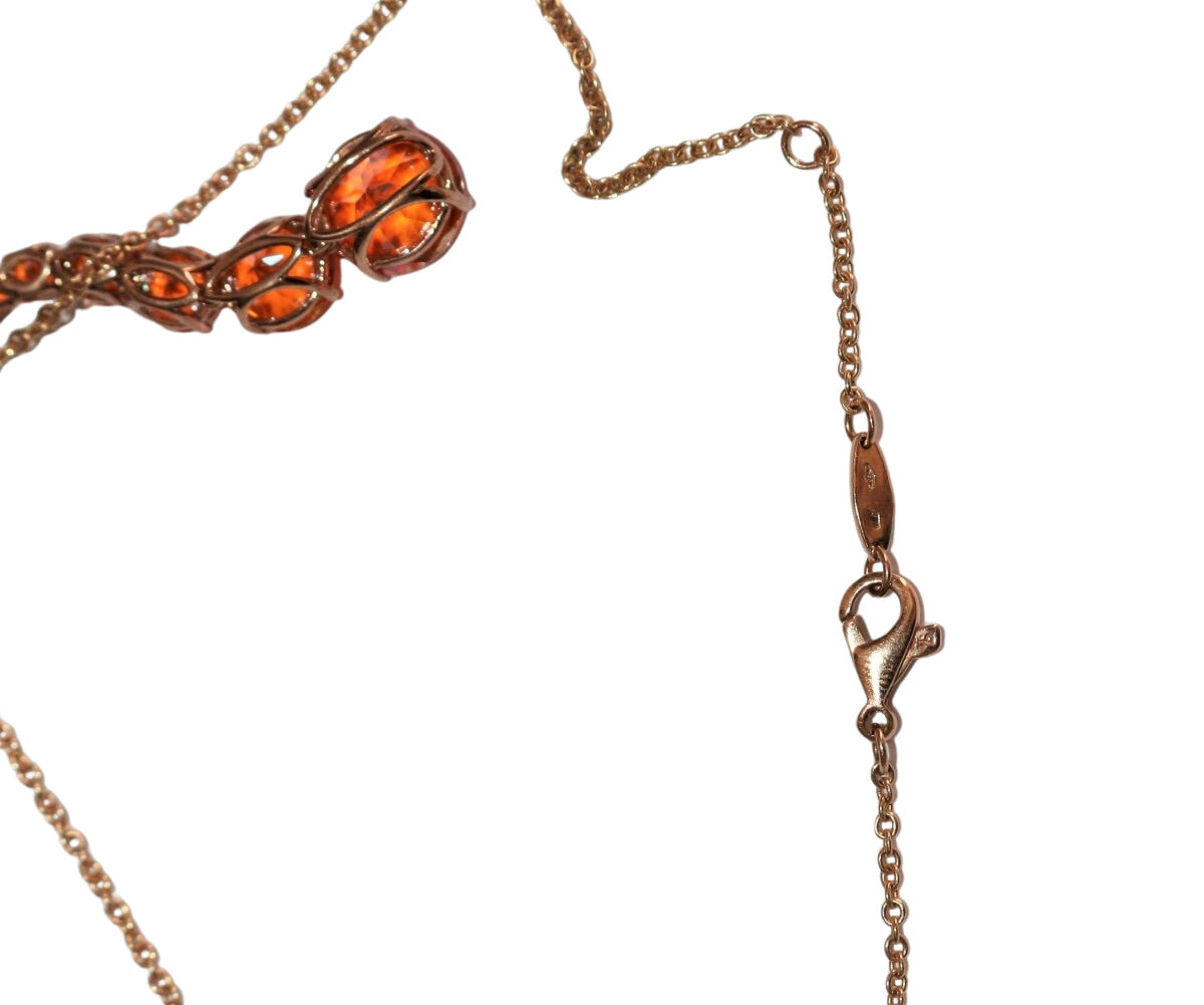 Collier Or Jaune Topazes en chute - Castafiore