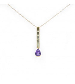 Collier - Or. Péridots Et Améthyste - Castafiore