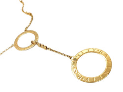 Collier Pendentif anneaux en or jaune - Castafiore