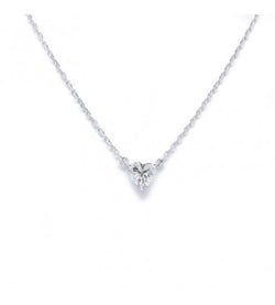 Collier pendentif - Diamant Coeur 0.60 carat - Castafiore