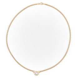 Collier Pendentif en 2 ors et diamant - Castafiore