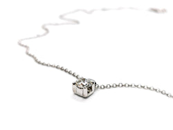 Collier Pendentif en or blanc et diamant - Castafiore