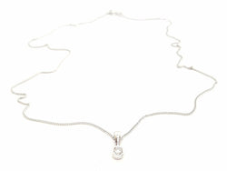 Collier Pendentif en or blanc et diamant - Castafiore