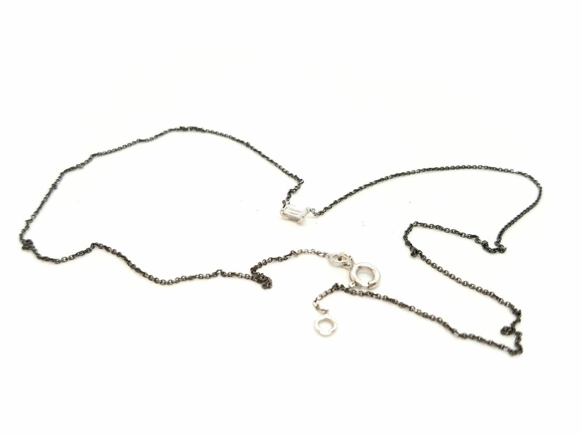 Collier Pendentif en or blanc et diamant - Castafiore