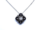 Collier Pendentif en or blanc, saphirs et diamants - Castafiore