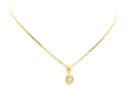 Collier Pendentif en or jaune et diamant - Castafiore