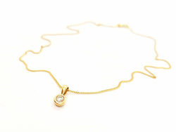 Collier Pendentif en or jaune et diamant - Castafiore