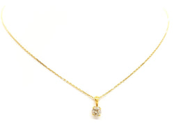 Collier Pendentif en or jaune et diamant - Castafiore