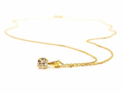 Collier Pendentif en or jaune et diamant - Castafiore