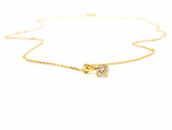 Collier Pendentif en or jaune et diamant - Castafiore