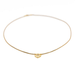 Collier Pendentif en or jaune et diamant - Castafiore