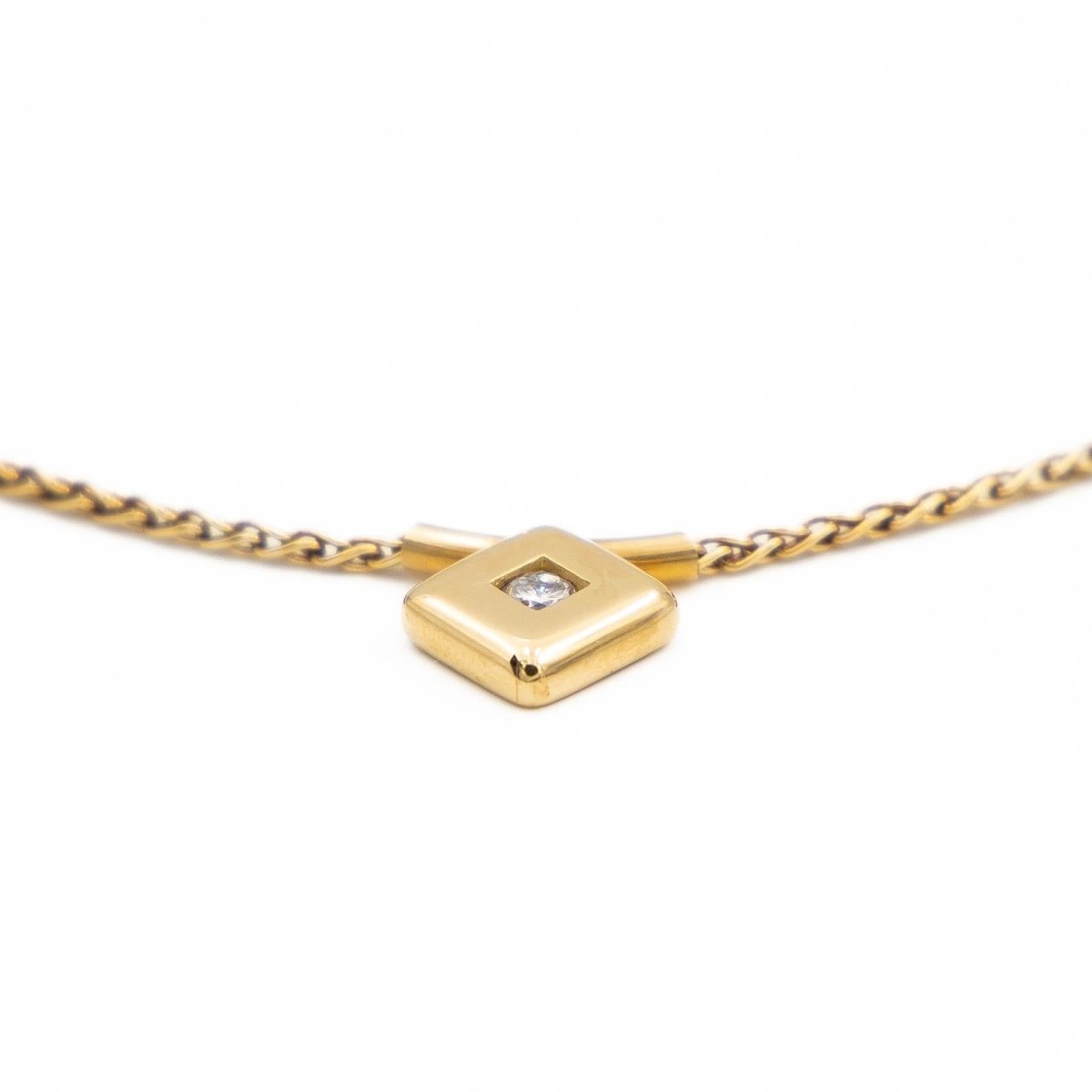 Collier Pendentif en or jaune et diamant - Castafiore