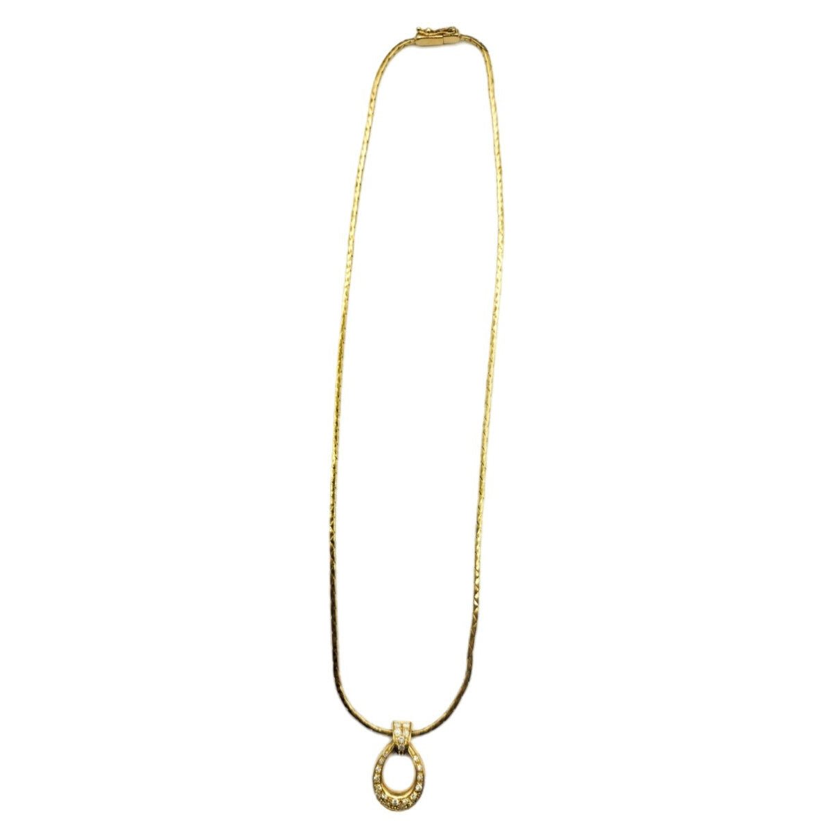 Collier Pendentif en or jaune et diamants - Castafiore