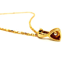 Collier Pendentif en or jaune et diamants - Castafiore
