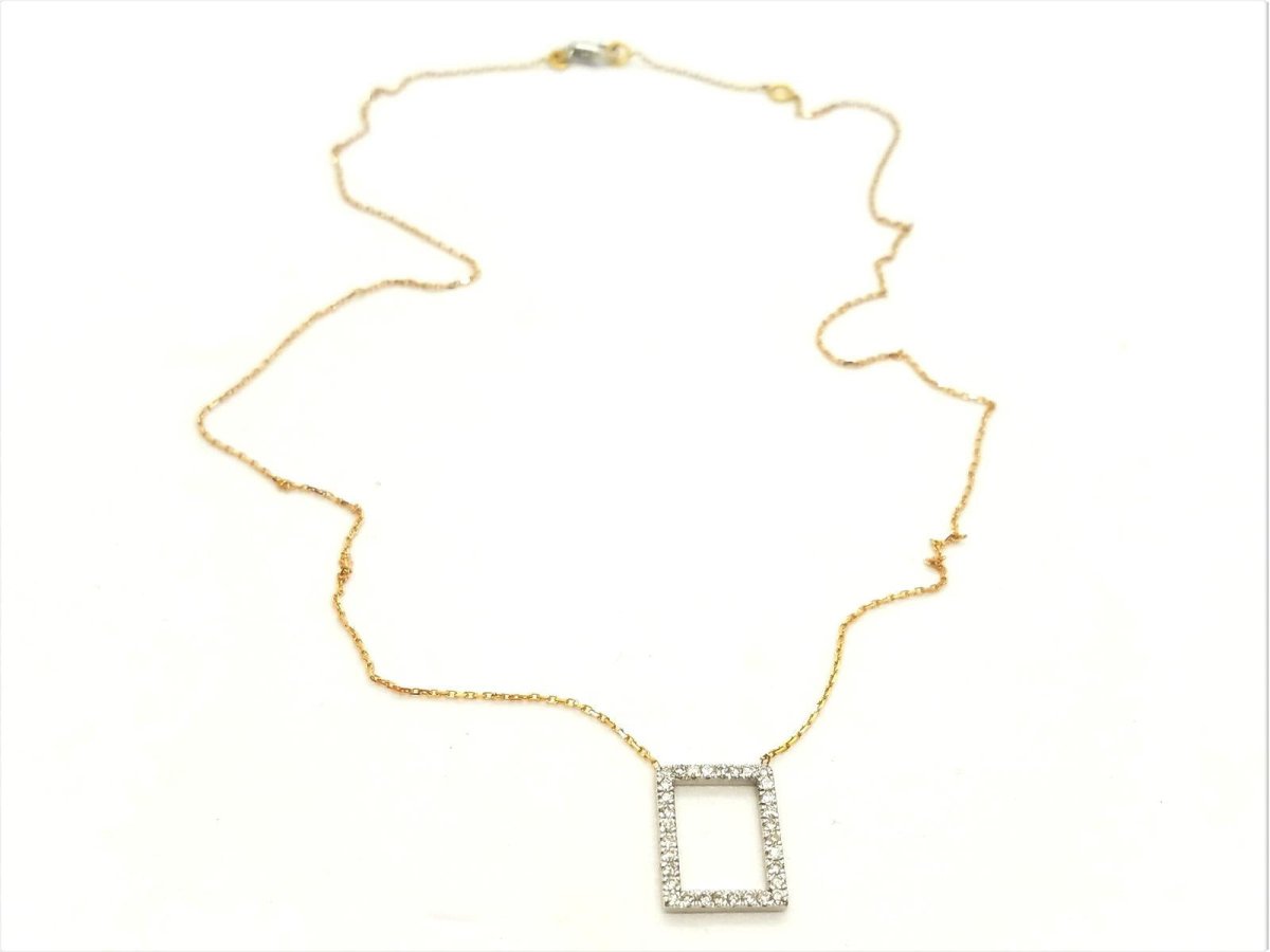 Collier Pendentif en or jaune, or blanc, or rose et diamants - Castafiore