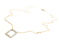 Collier Pendentif en or jaune, or blanc, or rose et diamants - Castafiore