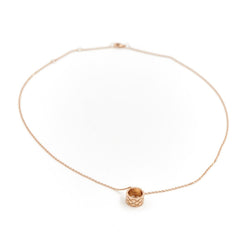 Collier Pendentif en or rose et diamant - Castafiore