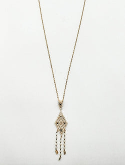 Collier Pendentif en or rose et diamants - Castafiore
