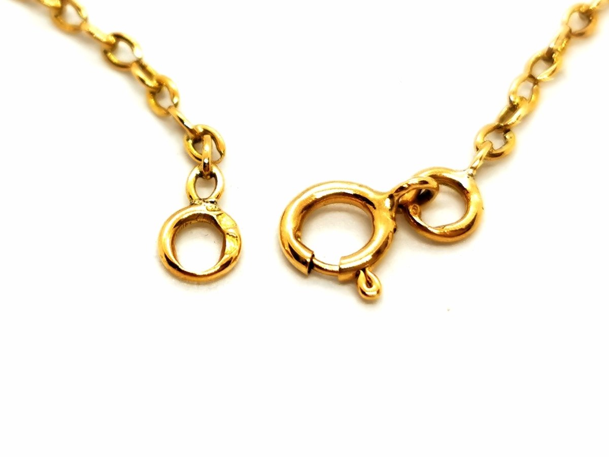 Collier Pendentif floral en 3 ors - Castafiore