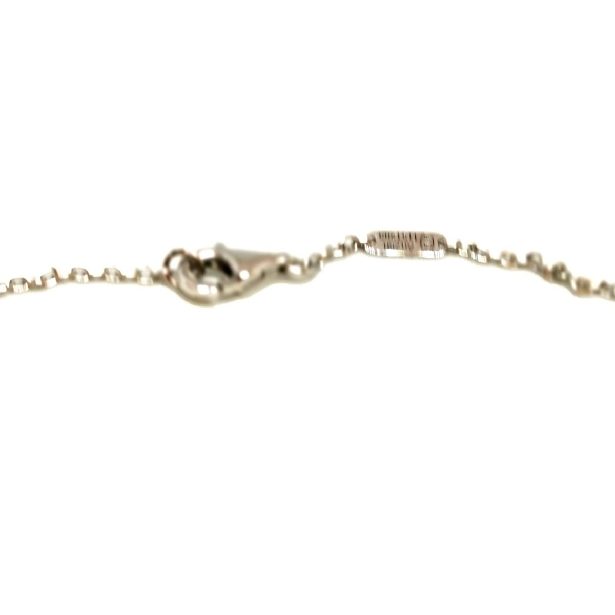 Collier Pendentif FRED Chance infinie, en or blanc et diamants - Castafiore