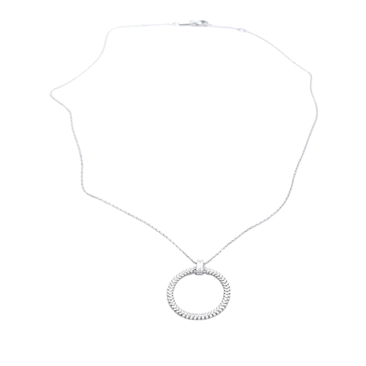 Collier Pendentif MAUBOUSSIN "Le premier jour" en or blanc - Castafiore