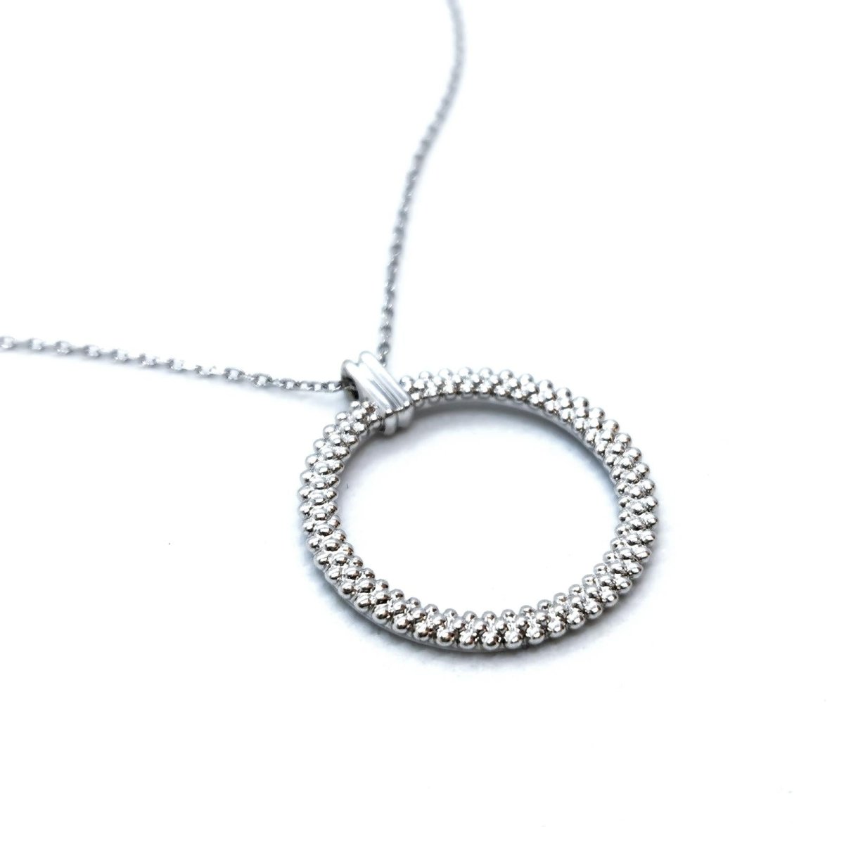 Collier Pendentif MAUBOUSSIN "Le premier jour" en or blanc - Castafiore
