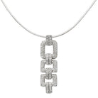 Collier Pendentif Or blanc Diamant - Castafiore