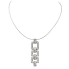 Collier Pendentif Or blanc Diamant - Castafiore