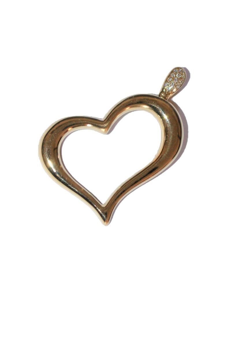 PIAGET Heart Pendant Necklace in yellow gold and diamonds