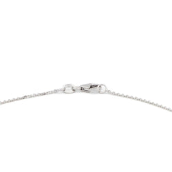 Collier Pendentif rond en or blanc et diamant - Castafiore