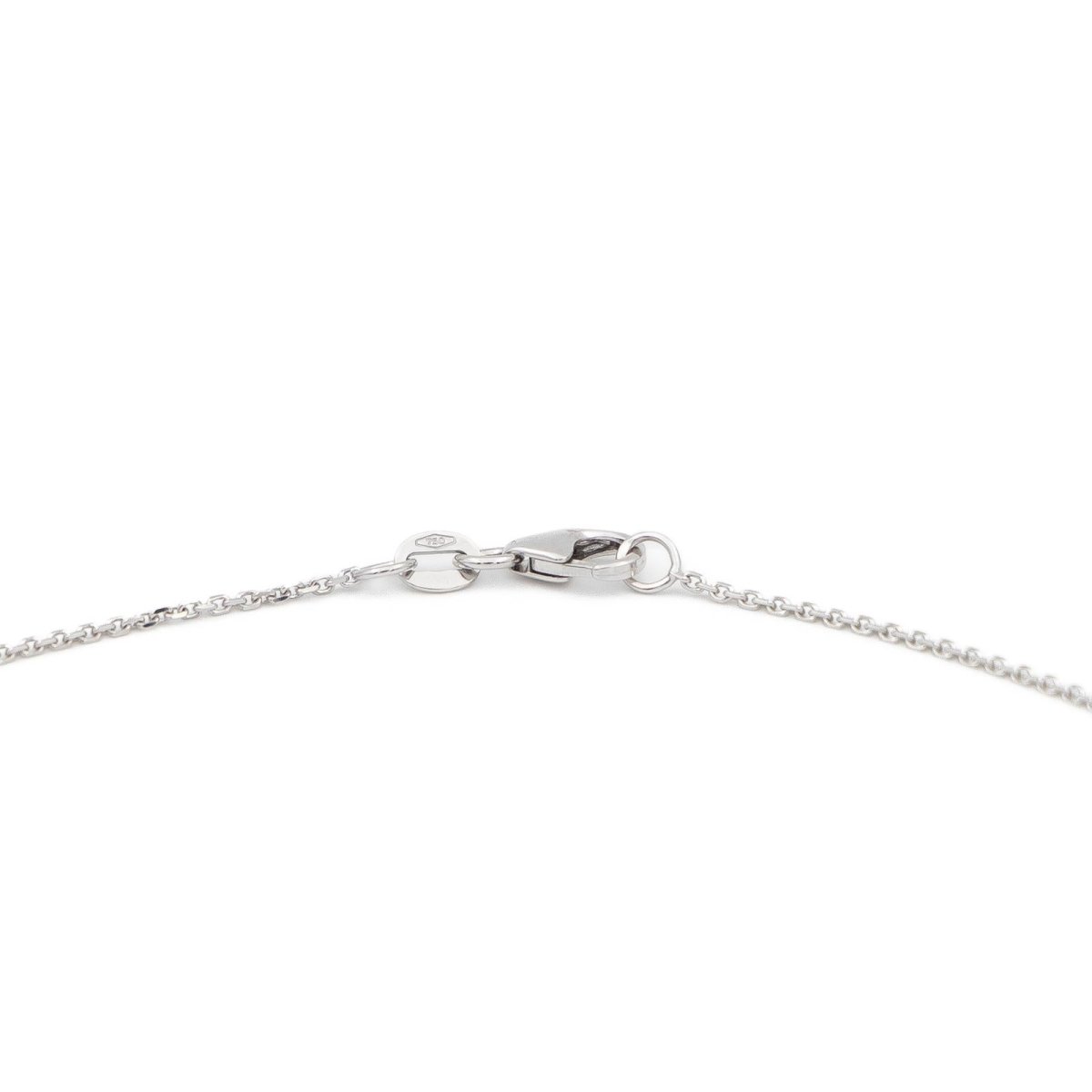 Collier Pendentif rond en or blanc et diamant - Castafiore
