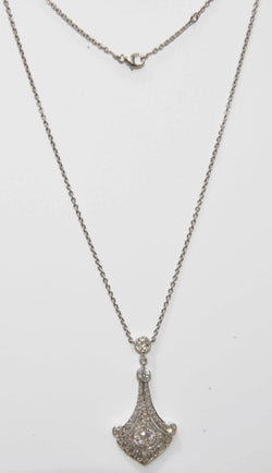 Collier platine et diamant - Castafiore