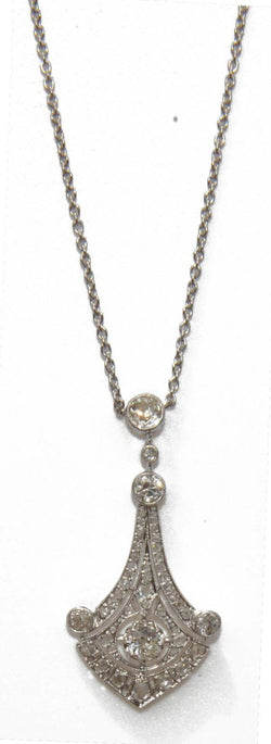 Collier platine et diamant - Castafiore