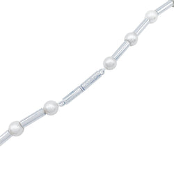 Collier Poiray, "Fuseau", or blanc, perles - Castafiore