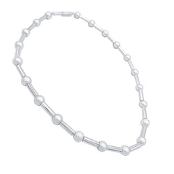 Collier Poiray, "Fuseau", or blanc, perles - Castafiore