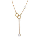 Collier POMELLATO "Nudo" en or rose, diamants, nacres blanches, topazes blanches. - Castafiore