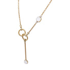 Collier POMELLATO "Nudo" en or rose, diamants, nacres blanches, topazes blanches. - Castafiore