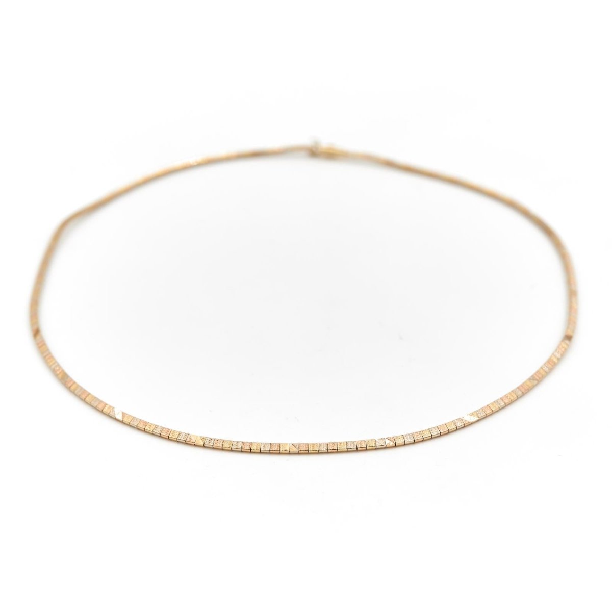 Collier Ras de cou en 3 ors - Castafiore