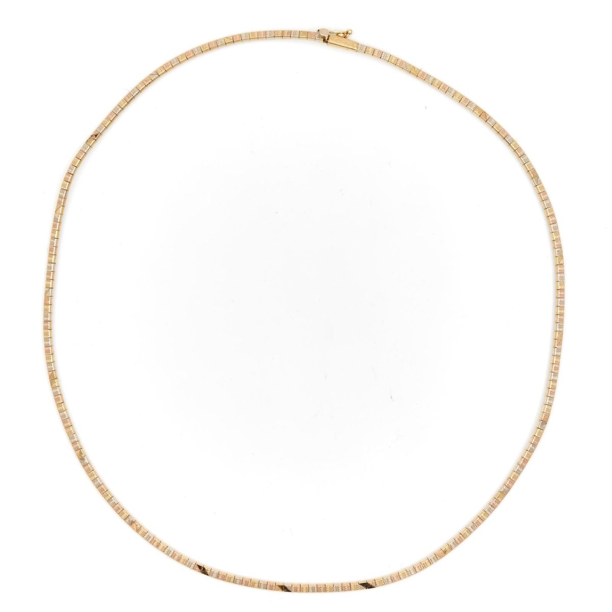 Collier Ras de cou en 3 ors - Castafiore