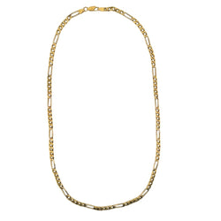 Collier ras de cou en or jaune maille figaro - Castafiore