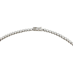 Collier rivière de diamants en or blanc - Castafiore