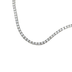 Collier rivière diamants en or blanc - Castafiore