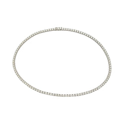 Collier rivière diamants en or blanc - Castafiore