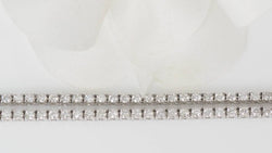 Collier rivière en or blanc et diamants 4.40cts - Castafiore