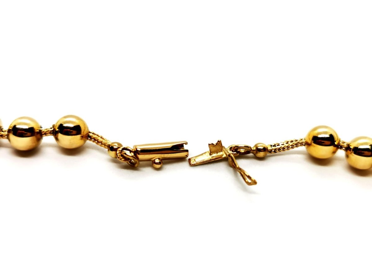 Collier Sautoir boules en or jaune - Castafiore