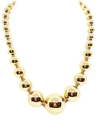 Collier Sautoir boules en or jaune - Castafiore