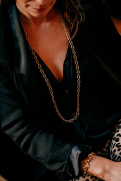 Collier Sautoir CHAUMET en or jaune - Castafiore