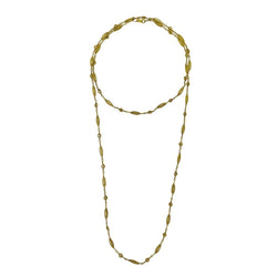 Collier Sautoir en or jaune filigrané - Castafiore